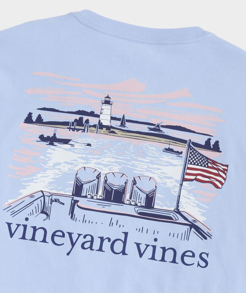Lighthouse Wakes Short-Sleeve Pocket Tee | vineyard vines