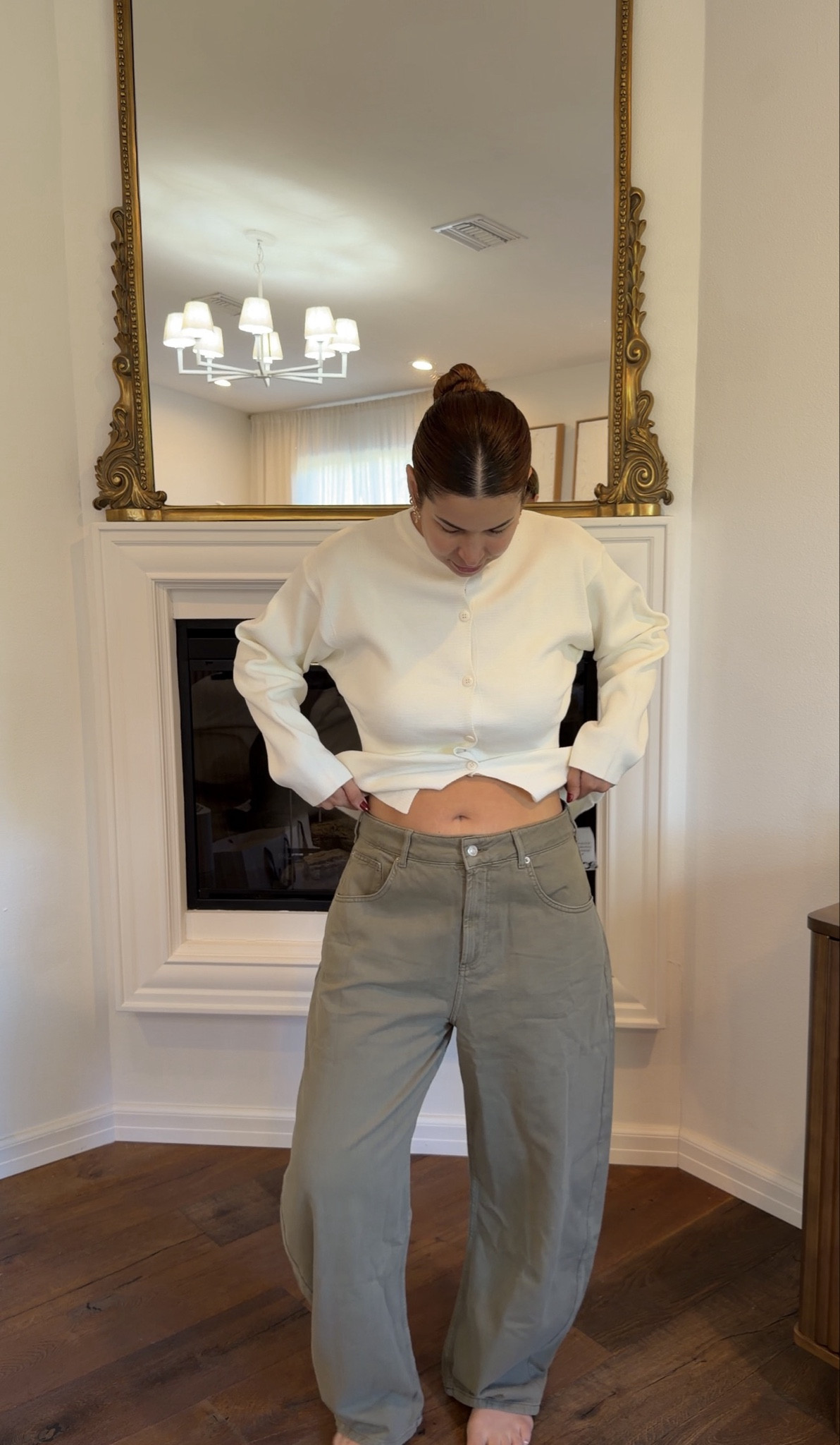 Size L top size 12 pants 