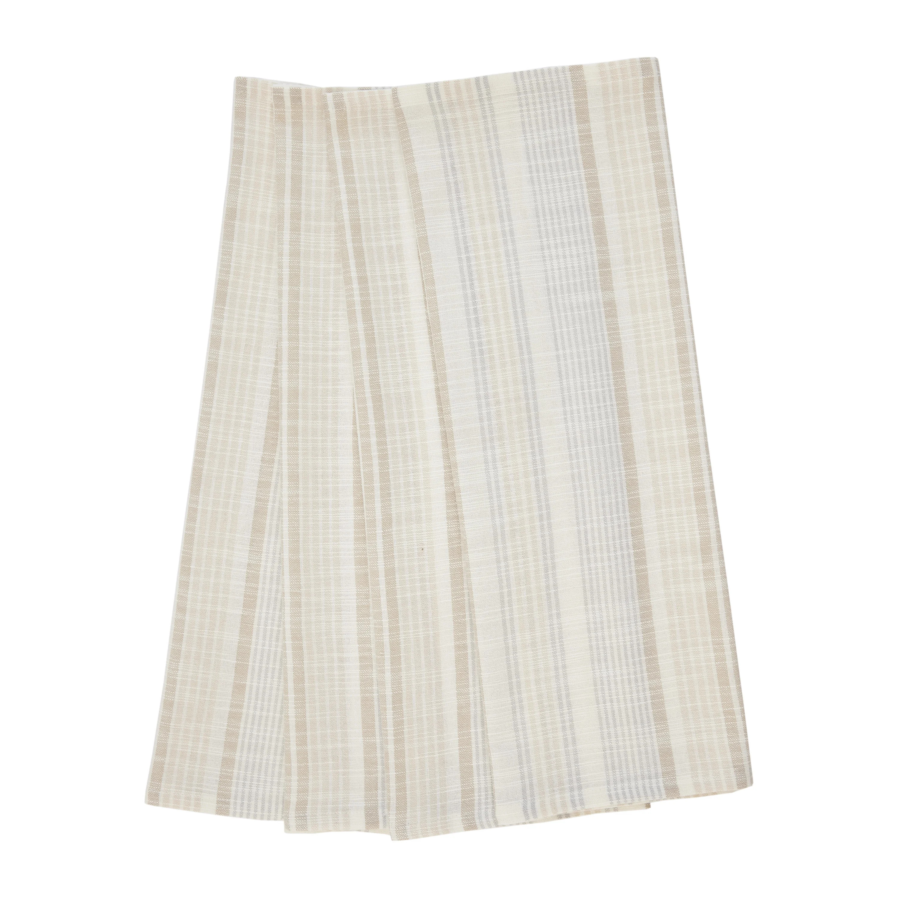 Better Homes & Gardens Woven Natural Stripe 4 Pack Napkin Set - 20" x 20" - Neutral - 100% Cotton | Walmart (US)