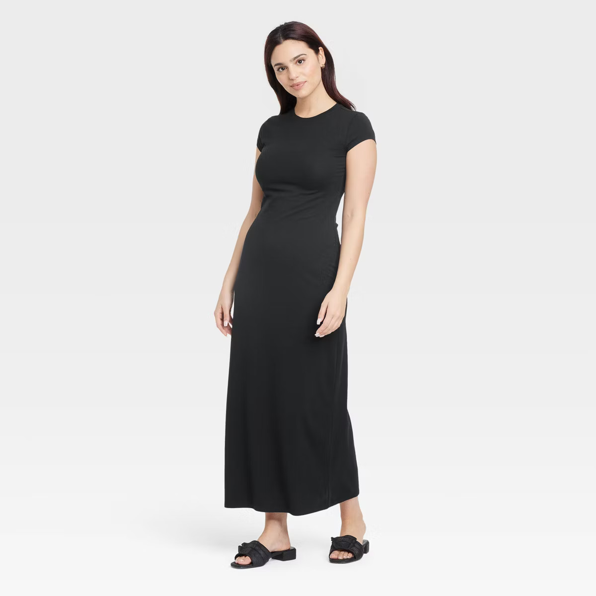 Women's Short Sleeve Knit Maxi Dress - A New Day™ | Target