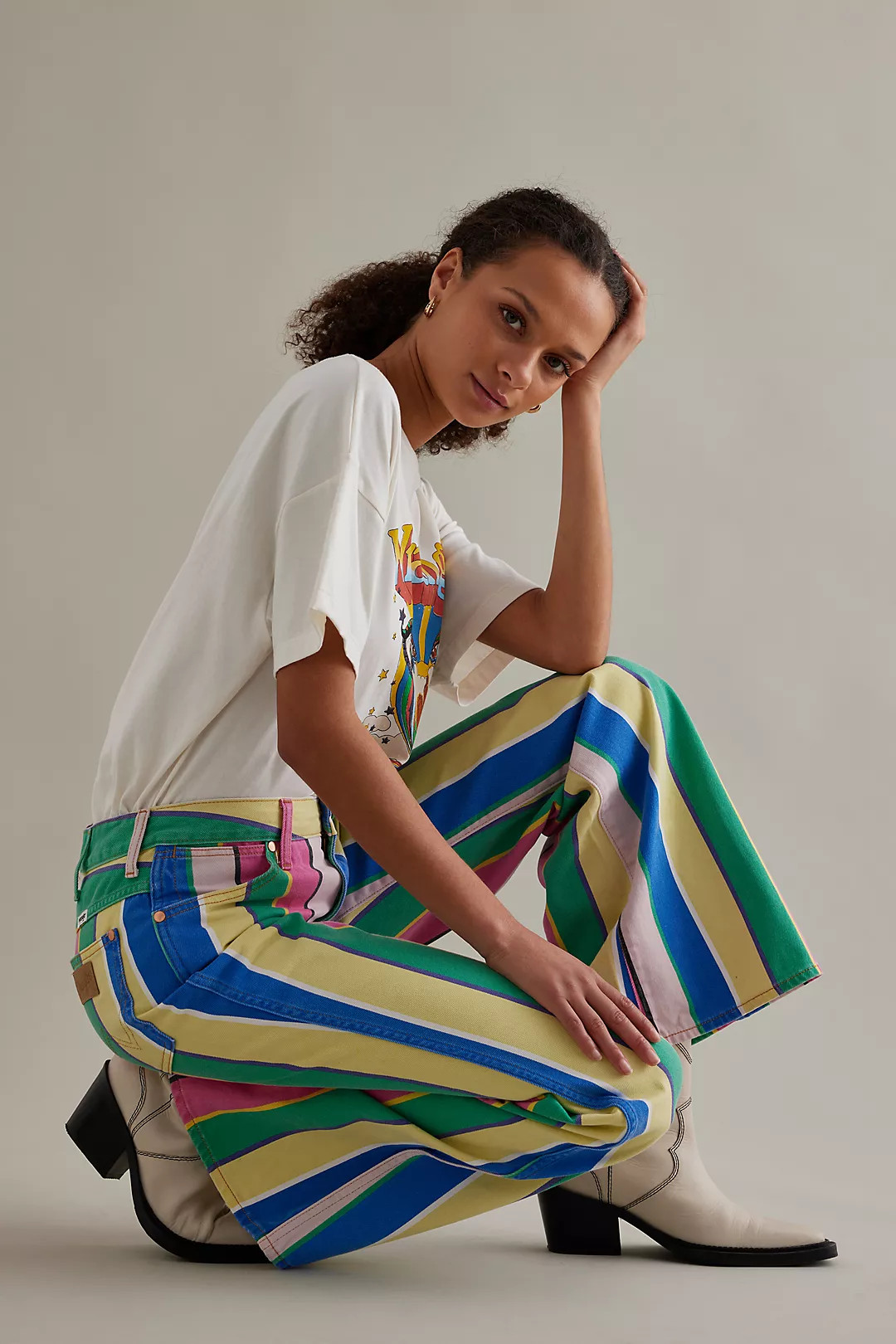 Wrangler Stripe Wanderer Jeans | Anthropologie (UK)