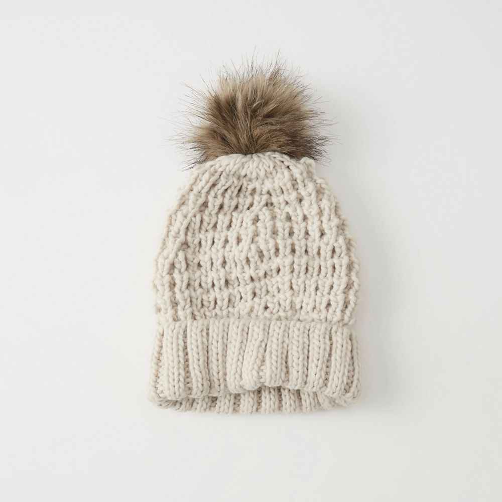 Pom Knit Beanie | Abercrombie & Fitch US & UK