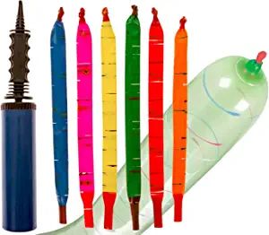[100 Pack] Rocket Balloons Plus 1 Easy-To-Use Pump - Party Pack, No Need for A Refill - Watch Eac... | Amazon (US)