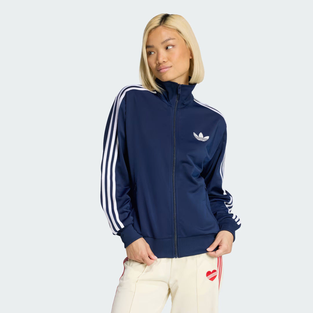 adidas FIREBIRD TRACK TOP LOOSE Night Indigo XS - Womens Originals Jackets | adidas (US)