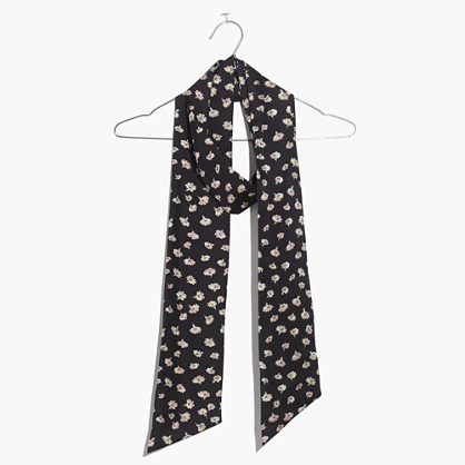 Slim Silk Scarf in Seattle Floral | Madewell