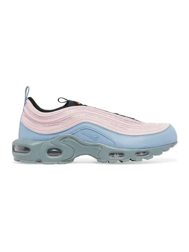 Nike - Air Max Plus 97 Leather And Mesh Sneakers - Blue | NET-A-PORTER (UK & EU)