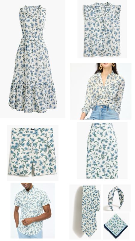 Love this print for spring / summer. There are pieces to mix & match for the whole family. Would be perfect to incorporate for family photos 

#LTKstyletip #LTKSeasonal #LTKfamily