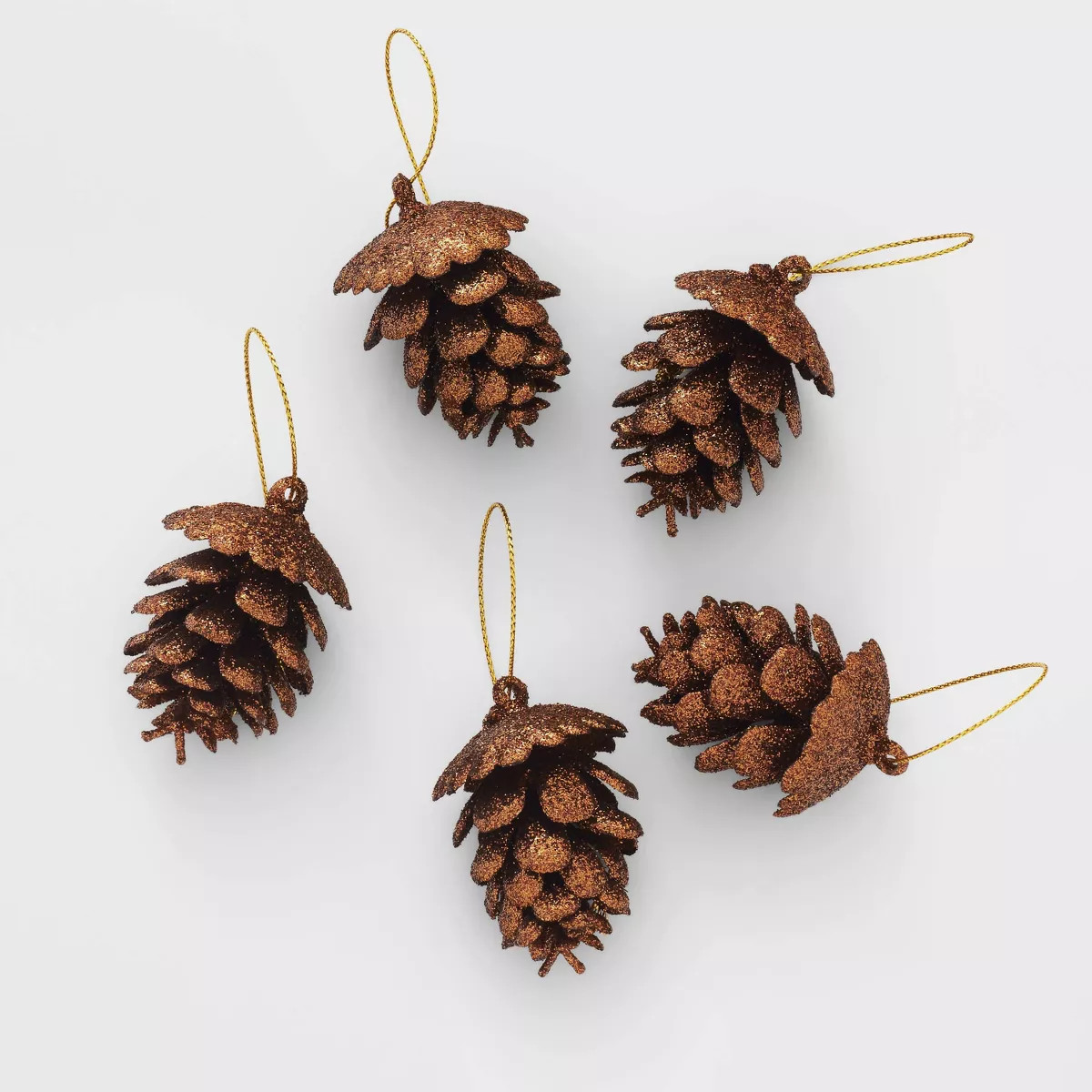 8ct Glittered Pinecone Christmas Tree Ornament Set - Wondershop™ | Target