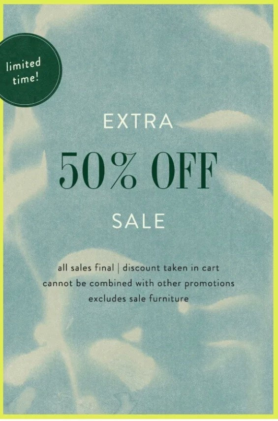 Anthropologie Sale on Sale! 

They currently have an additional 50% off the current sale price! They have some great pieces that are included in this sale! 

#LTKMidsize #LTKOver40 #LTKSaleAlert