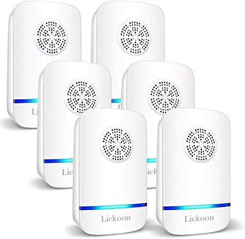 6 Packs Ultrasonic Pest Repeller, Lickoon Electronic Pest Repellent Plug in Indoor Pest Control f... | Amazon (CA)
