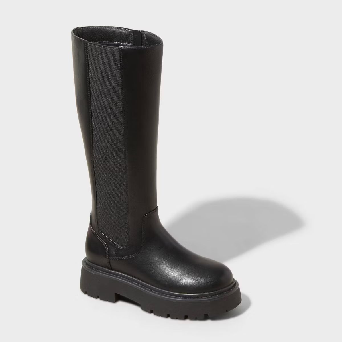 Women's Sophie Lug Chelsea Tall Boots - Wild Fable™ Black | Target