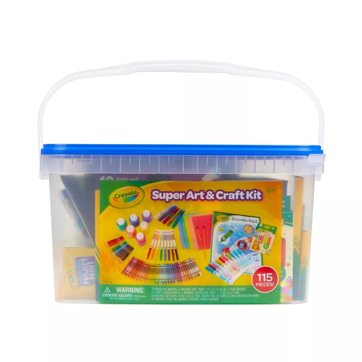 Crayola 115pc Kids' Super Art & Craft Kit | Target