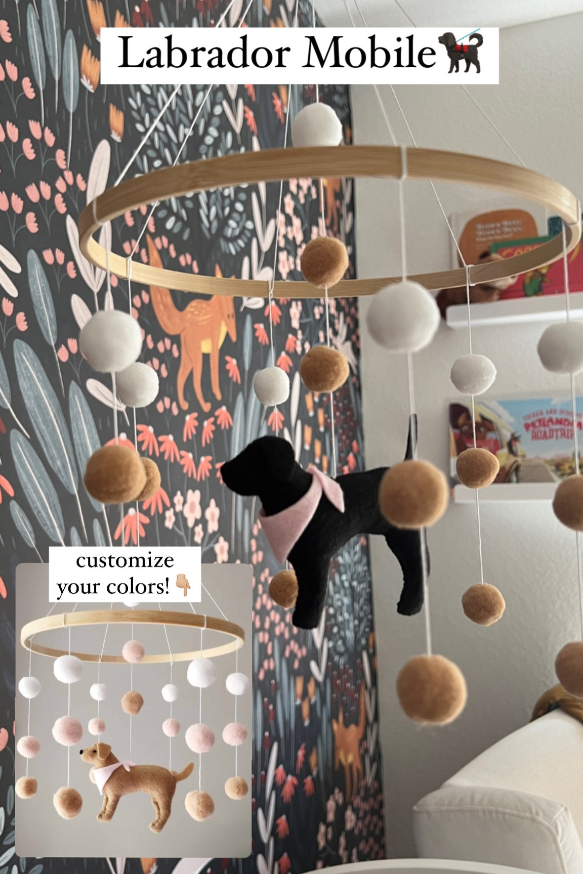 The cutest felt mobile for a dog lovers nursery ! And you can customize all the colors too! 

#LTKfamily #LTKbaby #LTKhome