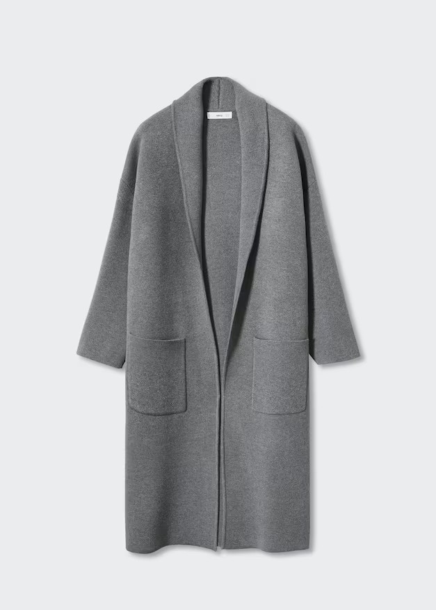 Oversized coat with pockets -  Women | Mango USA | MANGO (US)