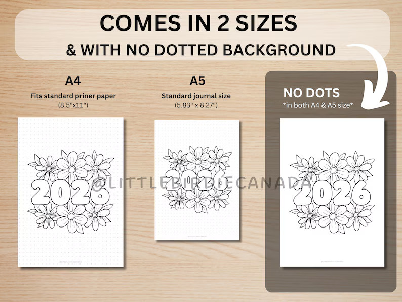 2026 BIG Journal Bundle - PRINTABLE Journal Pages - Digital Planner Pages - A5 & A4 Size - 2026 J... | Etsy (US)