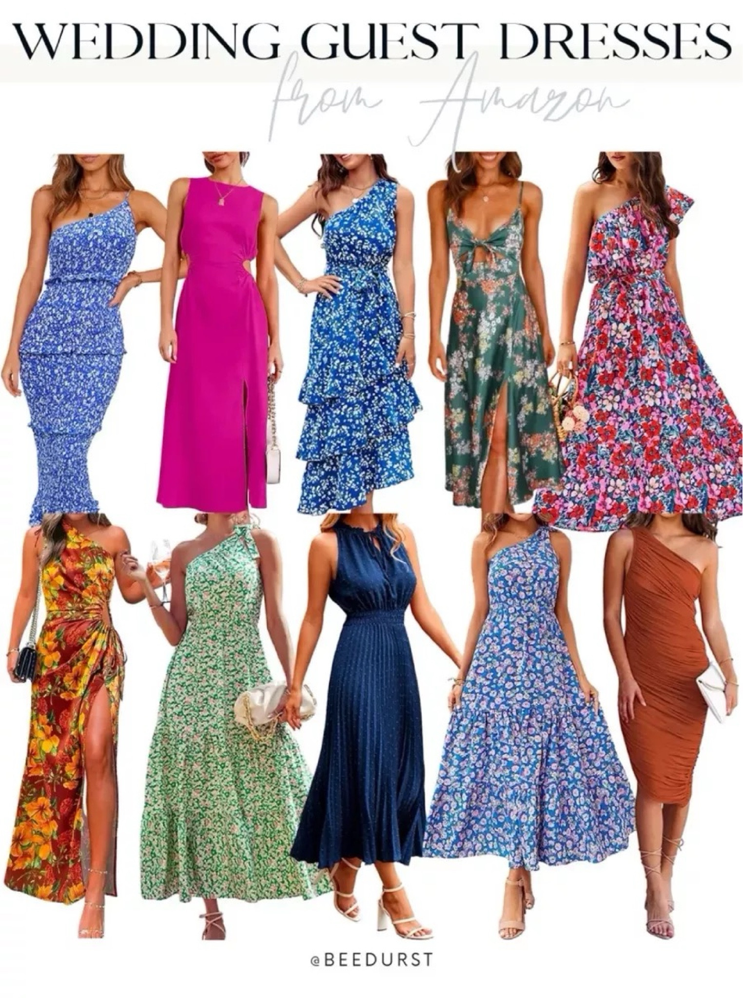 Spring wedding guest dress, spring outfit, Easter dress, spring dress, floor length wedding guest dress, midi dress, slip dress, high low dress, one shoulder dress, v neck dress, bridesmaids dress, floral dress

#LTKSeasonal #LTKwedding #LTKstyletip