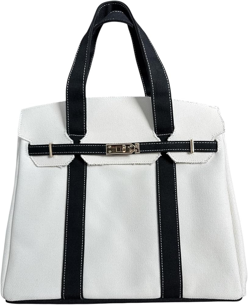 Canvas Tote| 8 Pockets| Distressed Finish| Spacious Interior| Daily Use| Work| Gym| Travel| Durab... | Amazon (US)