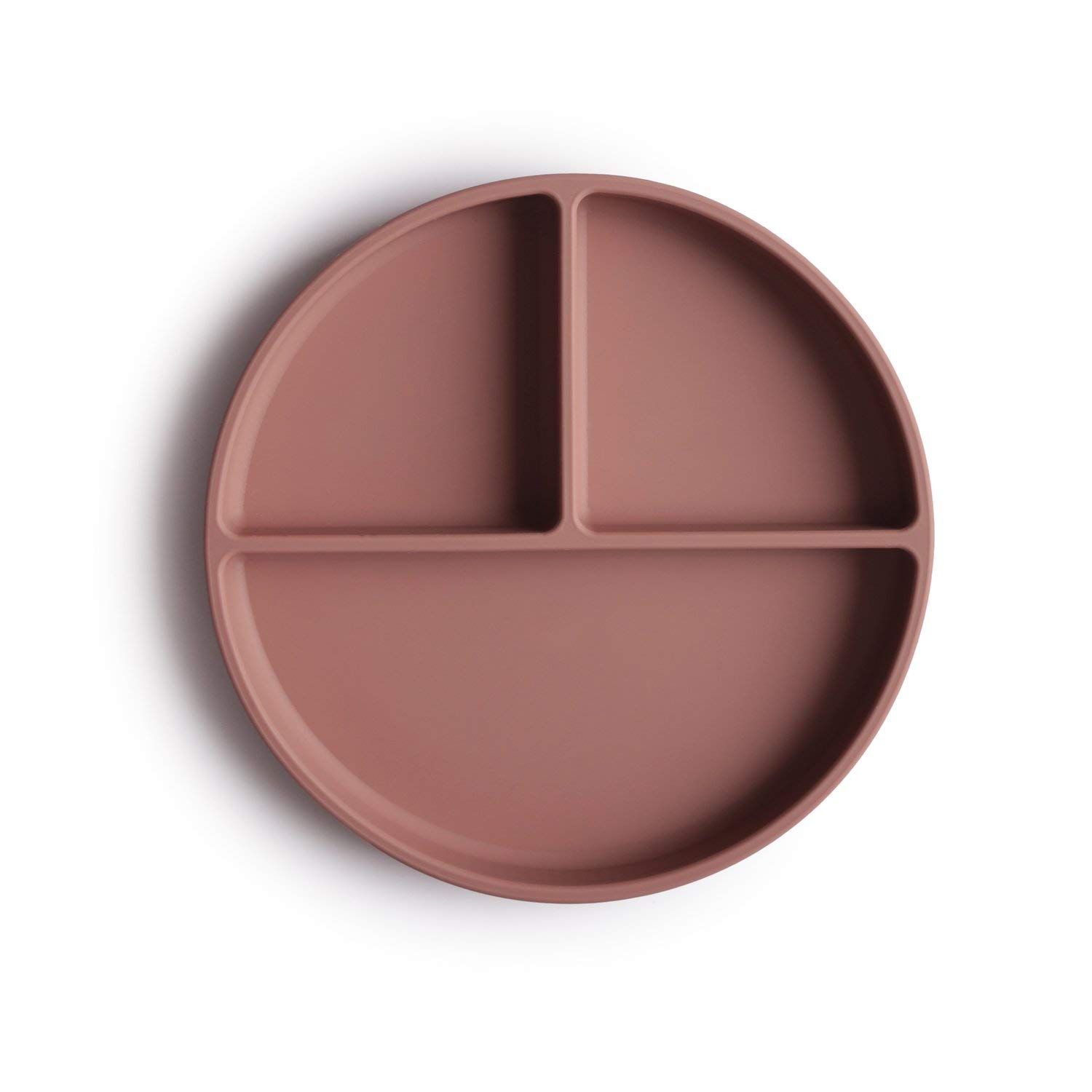 mushie Silicone Suction Plate | BPA-Free Non-Slip Design (Cloudy Mauve) | Amazon (US)