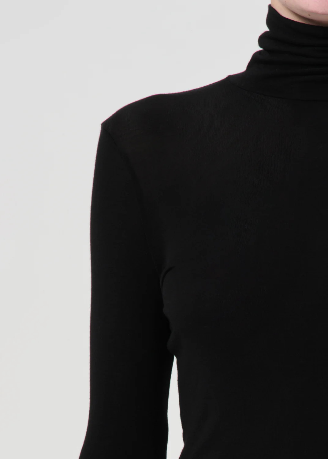 Pascale Turtleneck in Black | AGOLDE