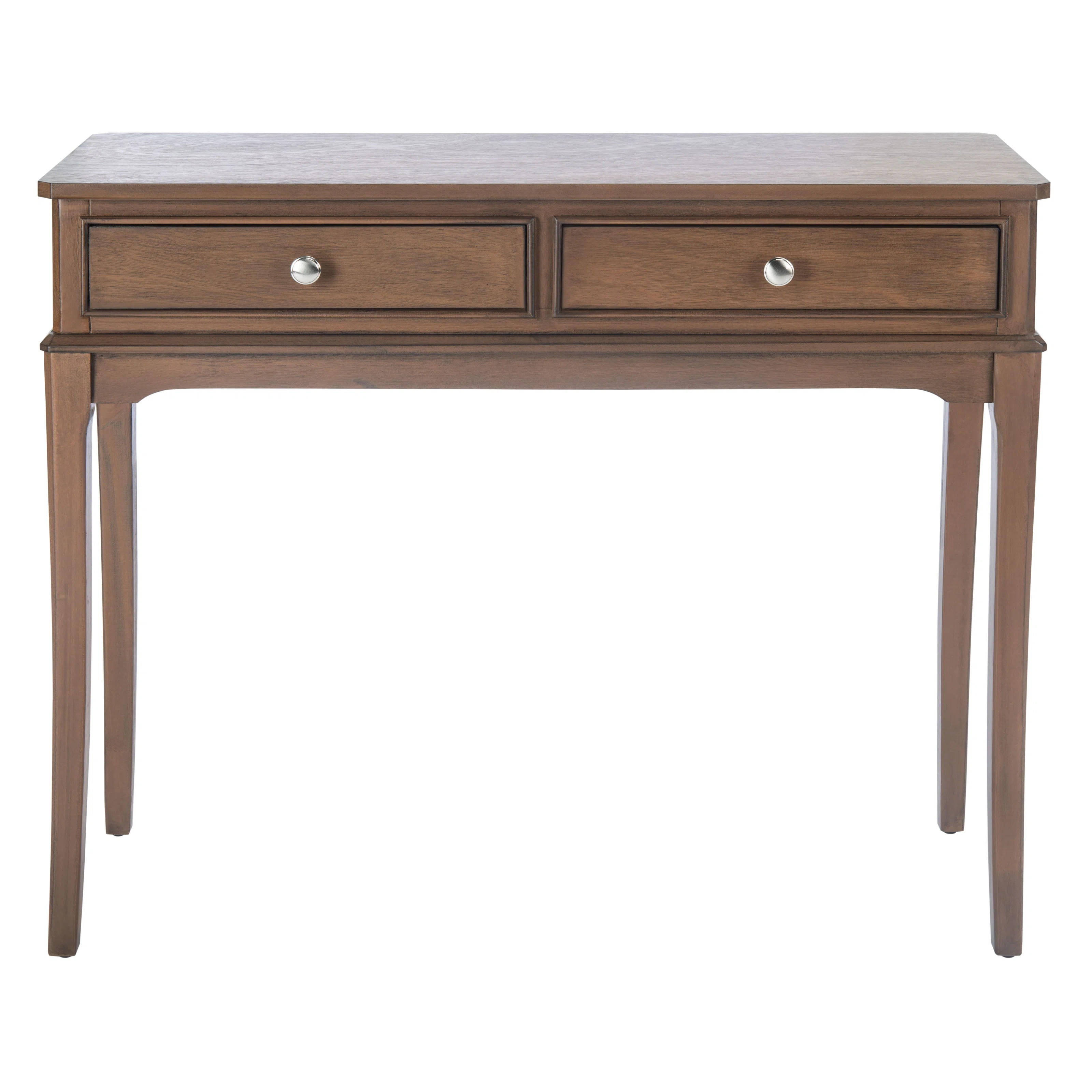 Durable Rustic 35.5'' Console Table – Solid Wood with 2 Drawers & Open Shelf for Baskets and D... | Wayfair North America