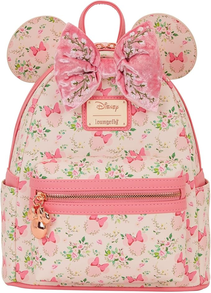 Loungefly Minnie Mouse Floral Mini Backpack | Amazon (US)
