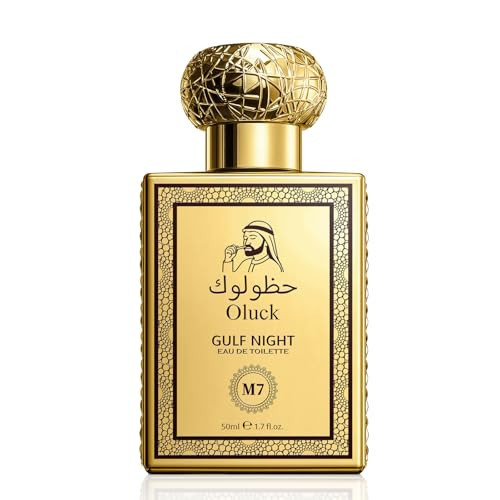 Oluck Perfume M7 (Gulf Night) Cologne for Women & Men, Lemon Pineapple Nutmeg Cedarwood Vanilla Notes, Middle Eastern Fragrance | Amazon (US)