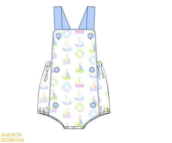 Destin Sailboat Sunsuit | Tutti Frutti Kids Co