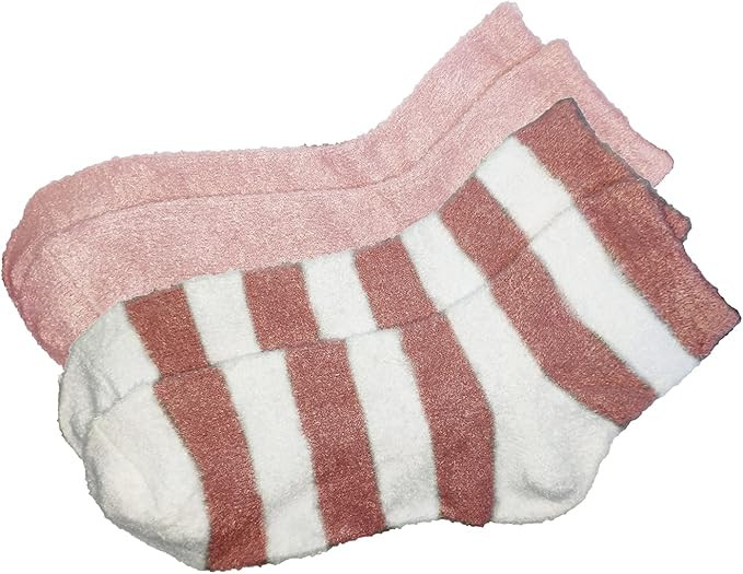 Amazon.com: Aloe Fuzzy Nylon Socks for Women,Soften and Soothe Tired Feet,2 Pairs, Moisturizing S... | Amazon (US)