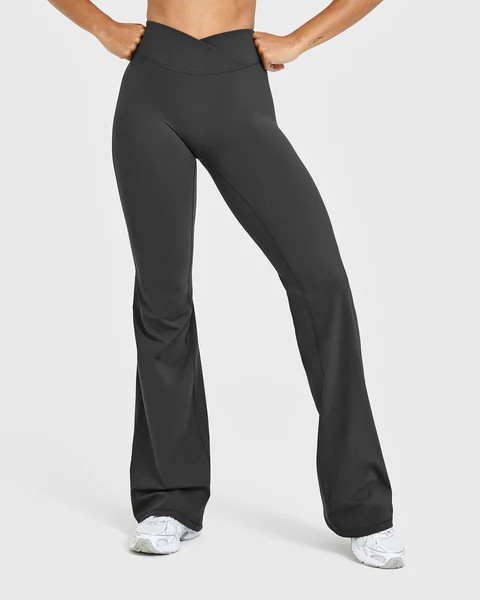 Unified Wrap Flared Bottoms White Logo 
 Coal | Oner Active (UK / US)