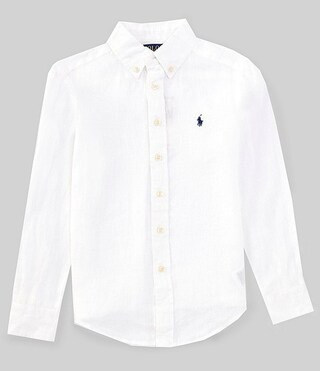 Polo Ralph Lauren Big Boys 8-20 Long Sleeve Linen Shirt | Dillard's | Dillard's