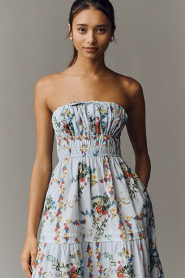 The Somerset Strapless Maxi Dress | Anthropologie (US)