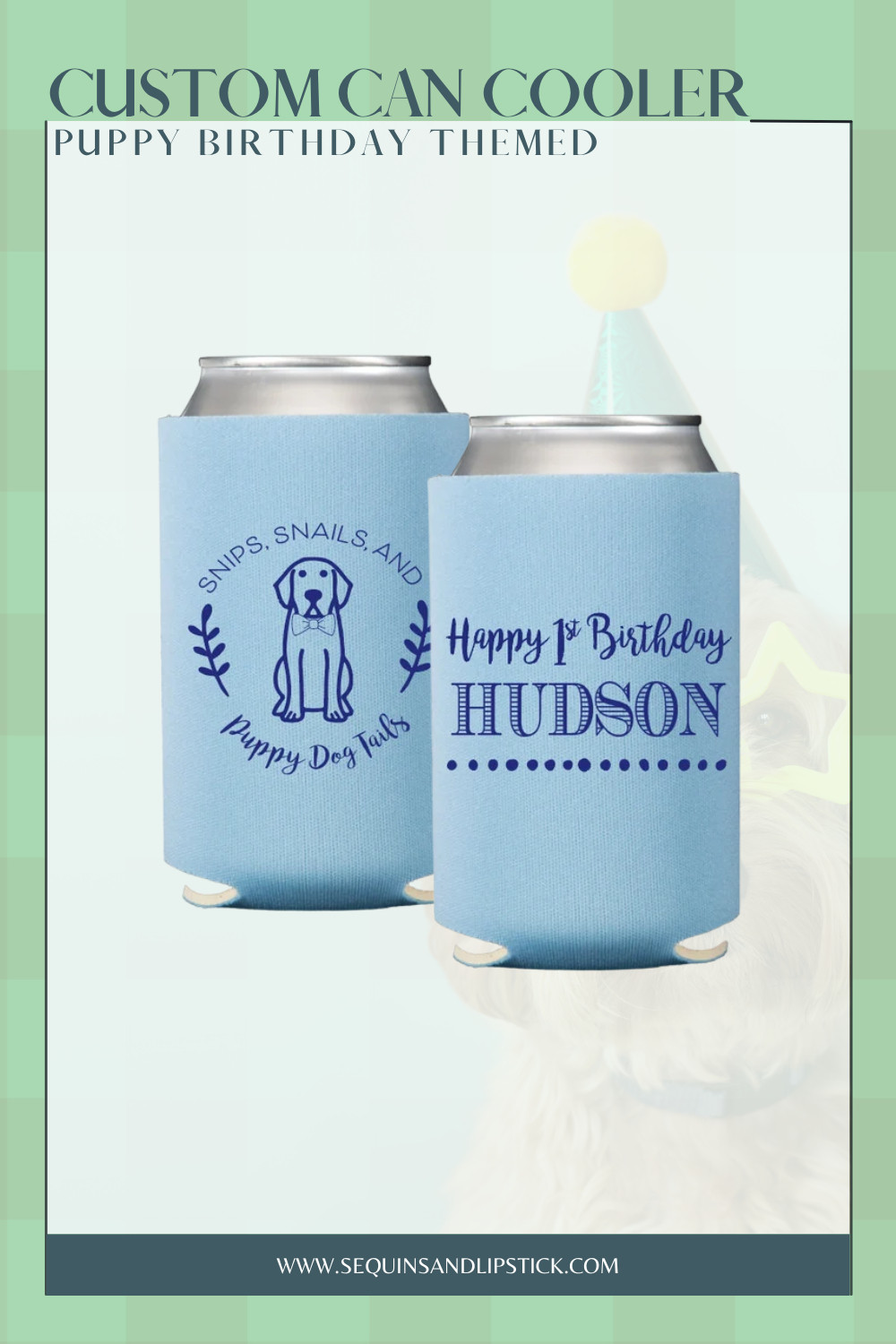 Celebrate your little pup lover with adorable personalized puppy-themed can coolers! Perfect for first birthdays, puppy birthday parties, dog-themed baby showers, and family celebrations. A fun keepsake your guests will actually use! 

 #LTKmomlife #LTKSeasonal #LTKHome