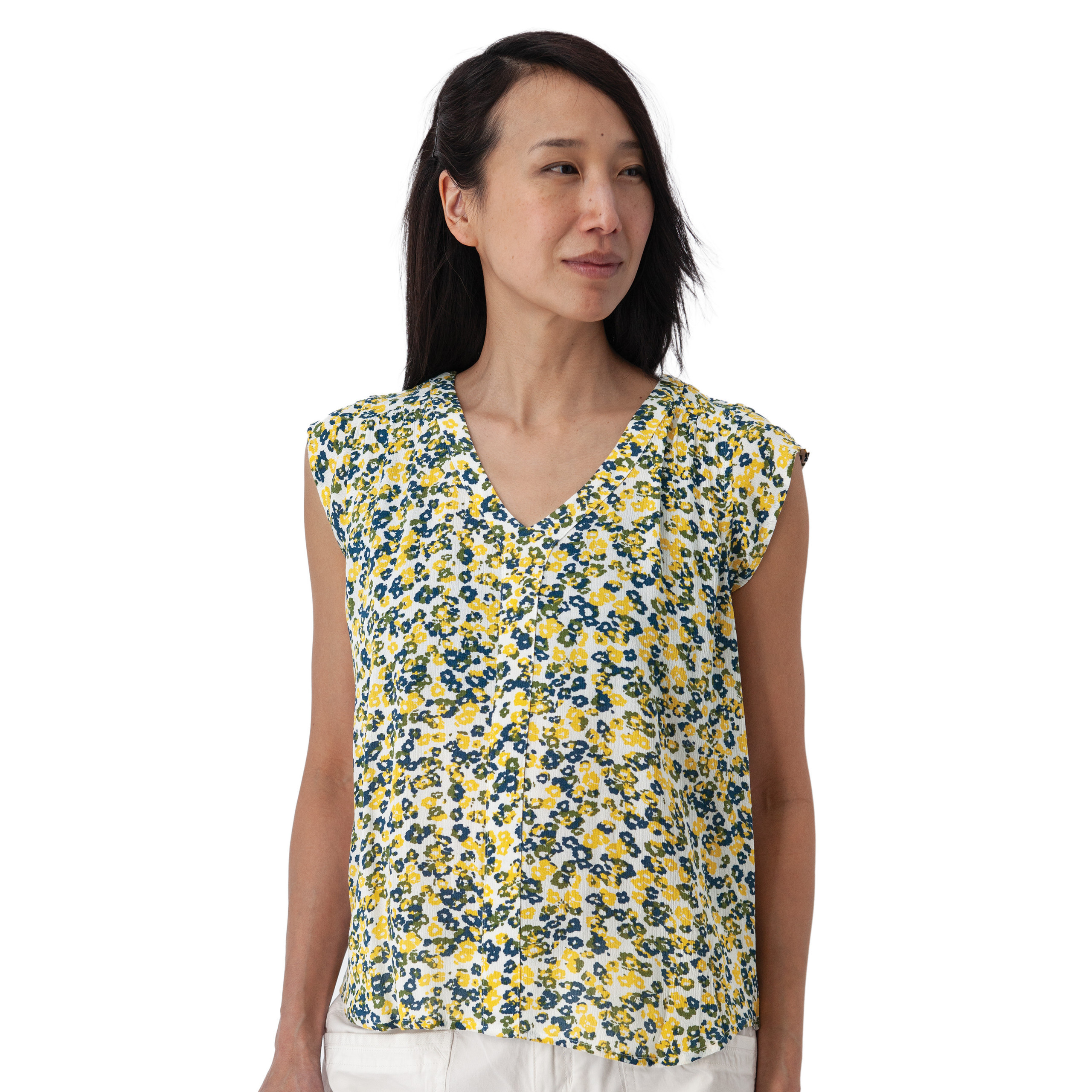 Francesca Floral Crepe Top | Aventura Clothing