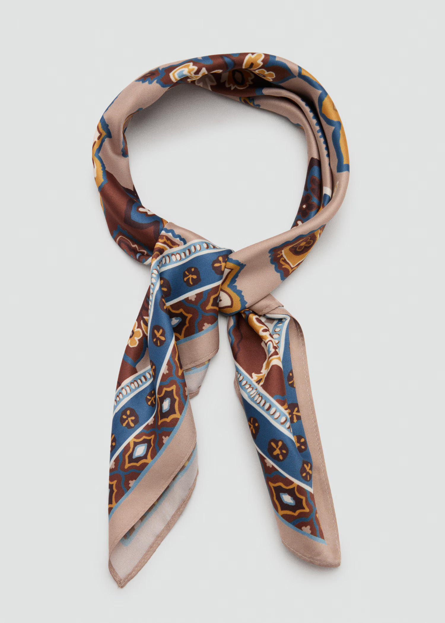 Paisley satin scarf | Mango (US/MX/AU)