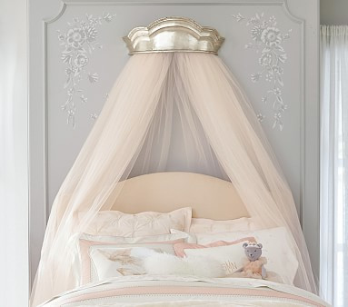 Monique Lhuillier Metallic Cornice Canopy | Pottery Barn Kids