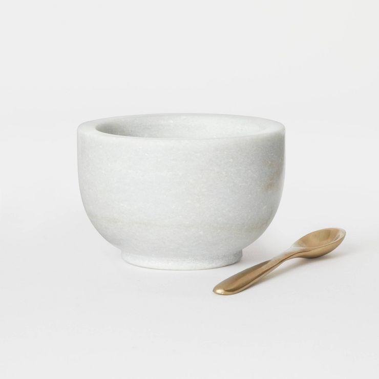 2.7oz Marble Pinch Bowl with Spoon - Threshold&#8482; designed with Studio McGee | Target
