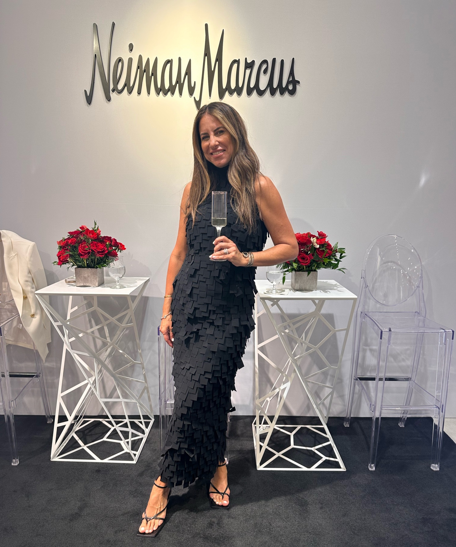 This LBD is so much more than a “little black dress” compliments of its texture and movement  

#LTKover40