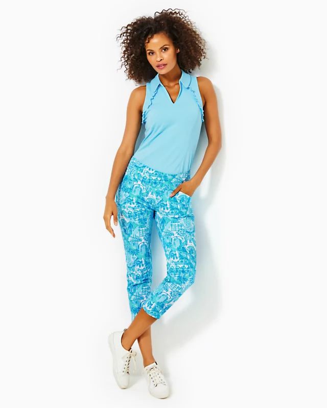 UPF 50+ Luxletic 25" Corso Crop Pant | Lilly Pulitzer