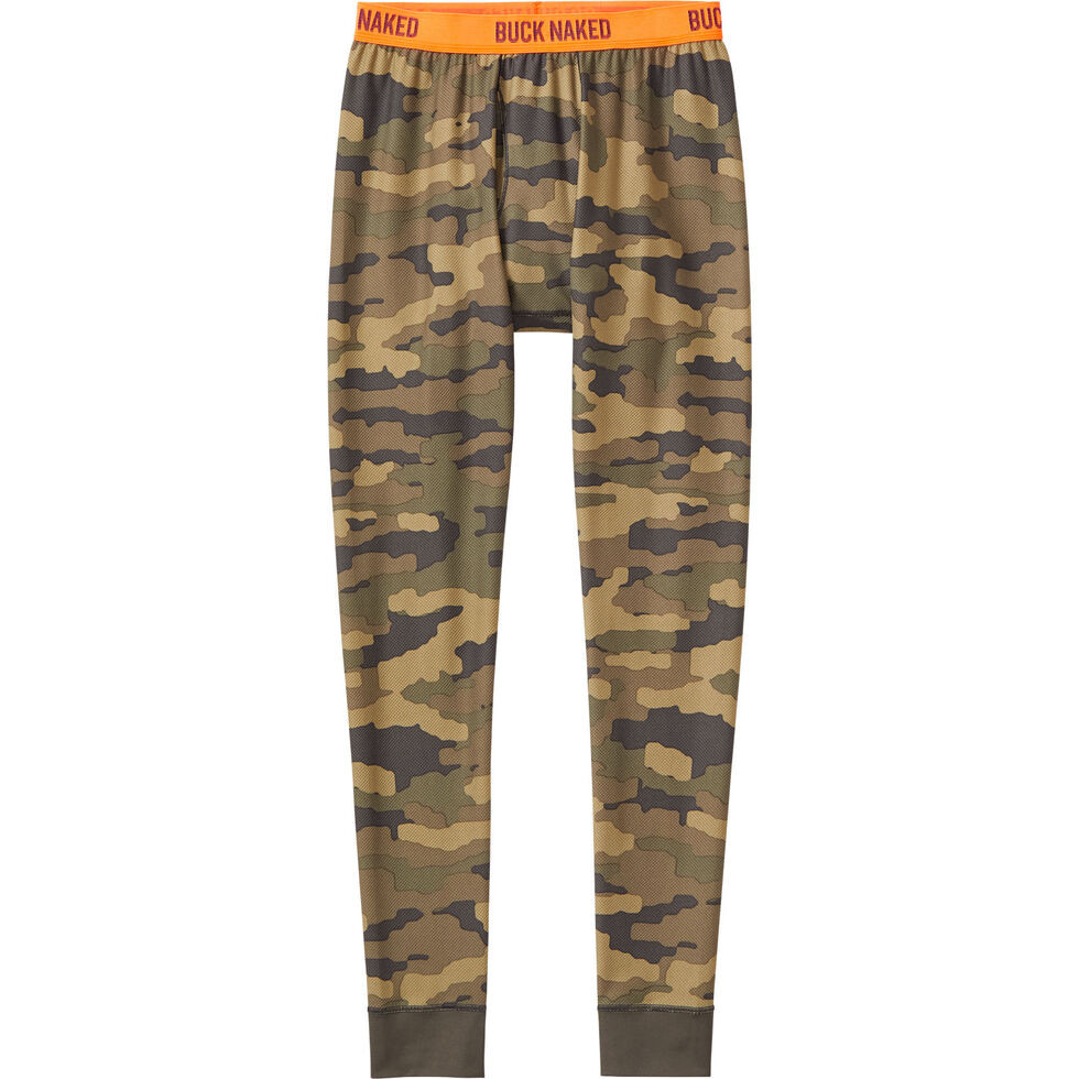 Men's Buck Naked Base Layer Pattern Pants | Duluth Trading Company
