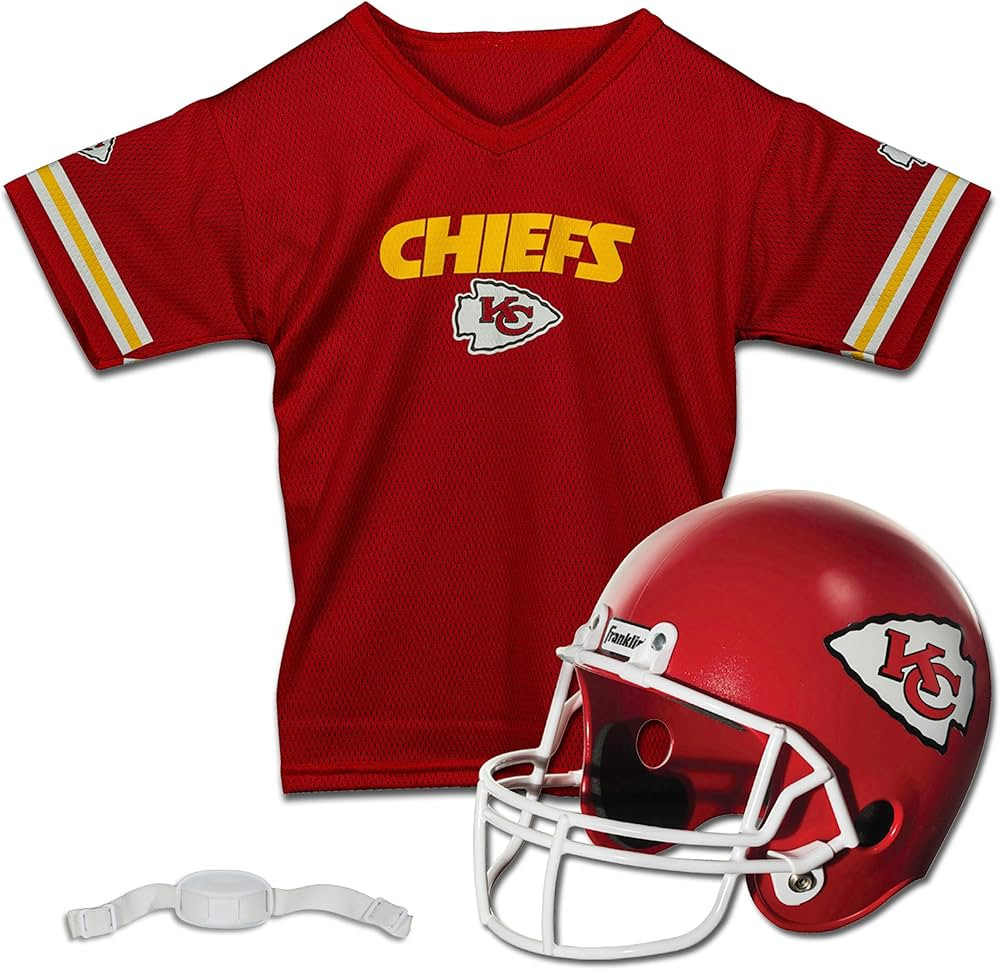 Franklin Sports NFL Kids Helmet + Jersey Sets - Youth NFL Team Uniform Sets - Costume Set - Helme... | Amazon (US)