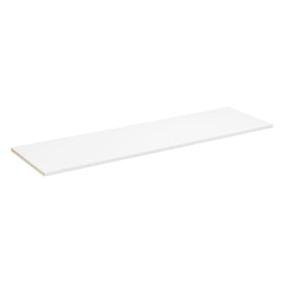 ClosetMaid BrightWood 48-in W x 14-in D White Wood Closet Shelf Lowes.com | Lowe's