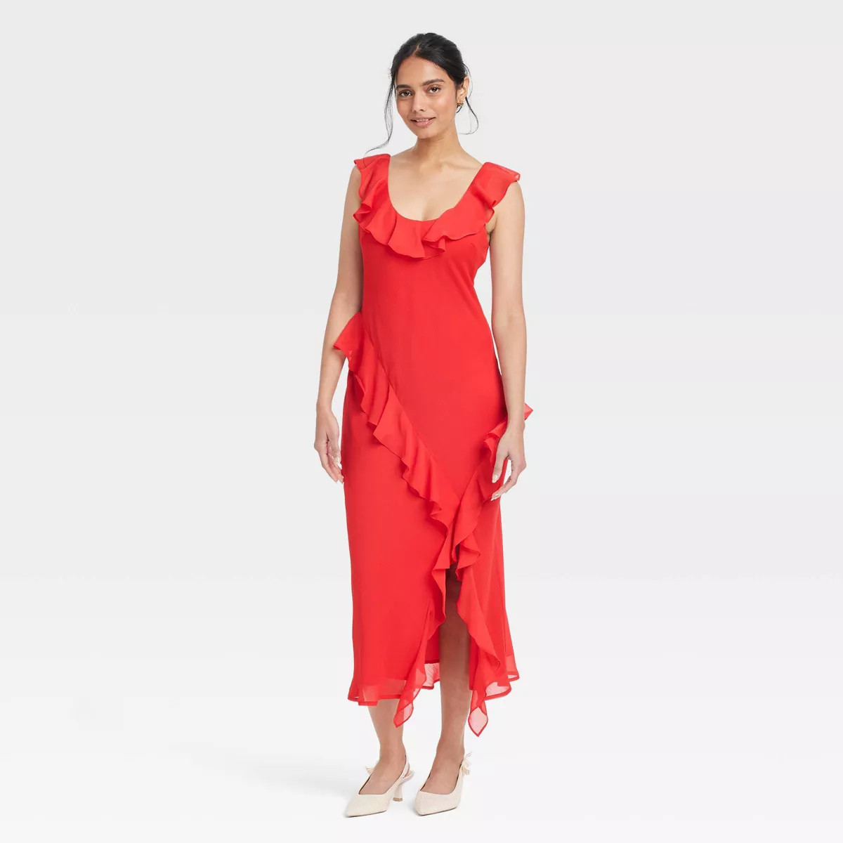 Women's Ruffle Slip Dress - A New Day™ | Target