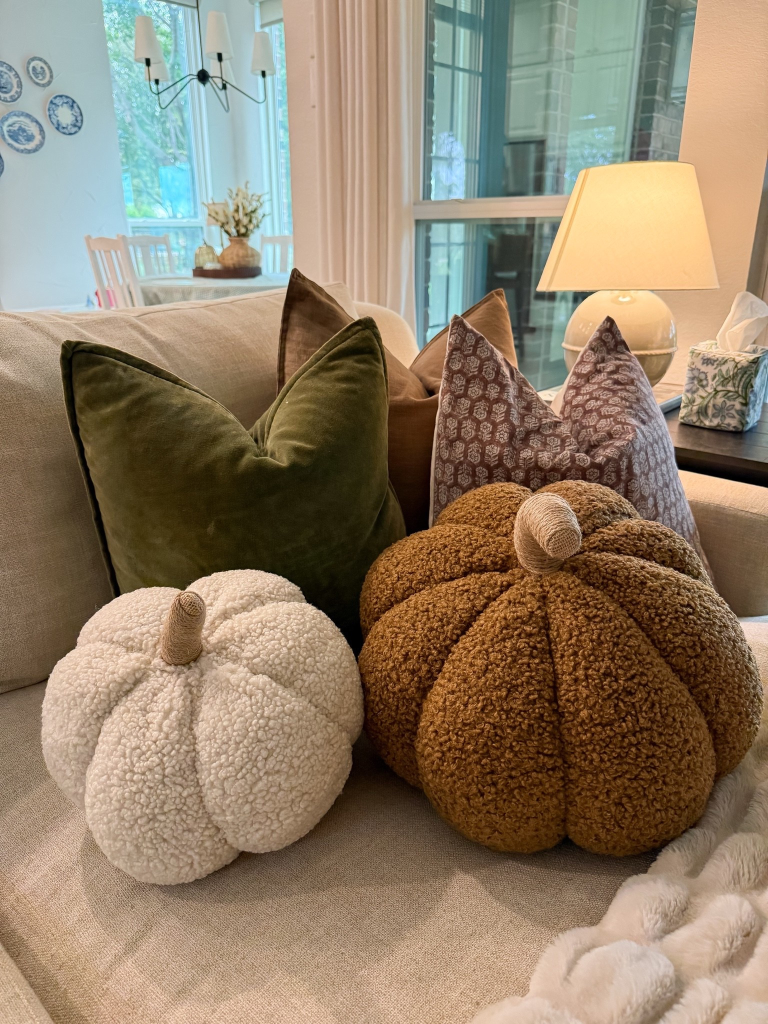 Walmart fall decor finds🍂 Can’t believe this pillow pumpkin looks so much like the pottery barn one I got a few years ago that is $$$!

#LTKHome #LTKmomlife #LTKSeasonal