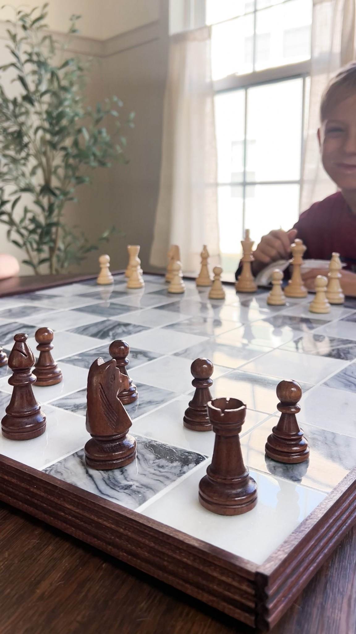 DIY CHESS/CHECKERS BOARD

#LTKFamily #LTKKids #LTKHome