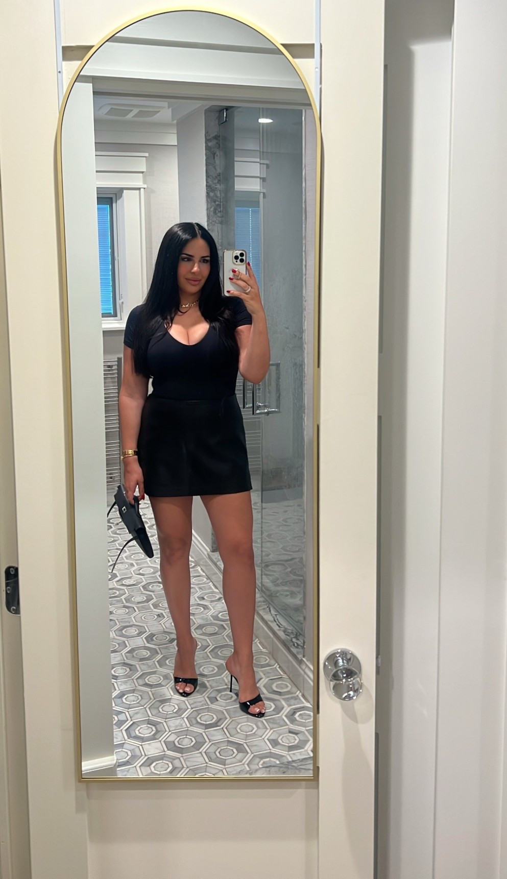 Leather skort 

#LTKSeasonal