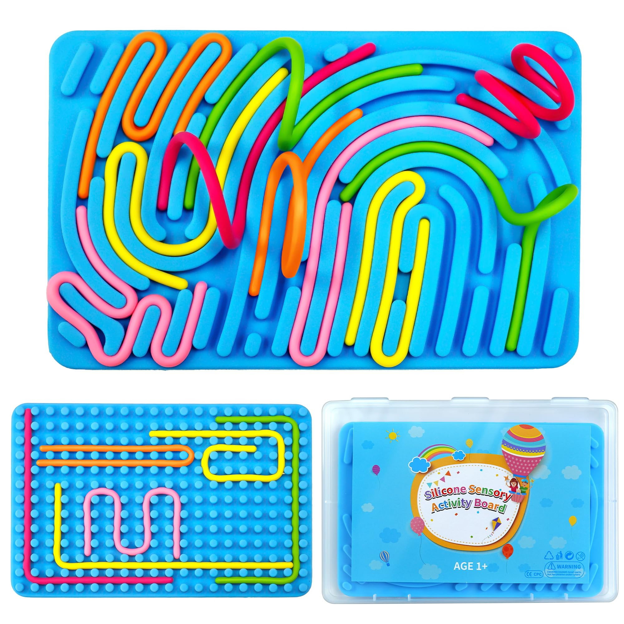 Airplane Travel Toys Sensory Activities Board for Toddler Stocking Stuffers for Kids Autism ADHD ... | Amazon (US)