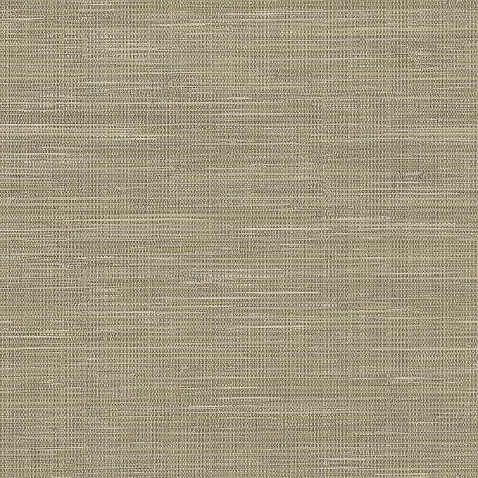 NuWallpaper NUS2215 Wheat Grasscloth Peel & Stick Wallpaper, Neutral | Amazon (US)