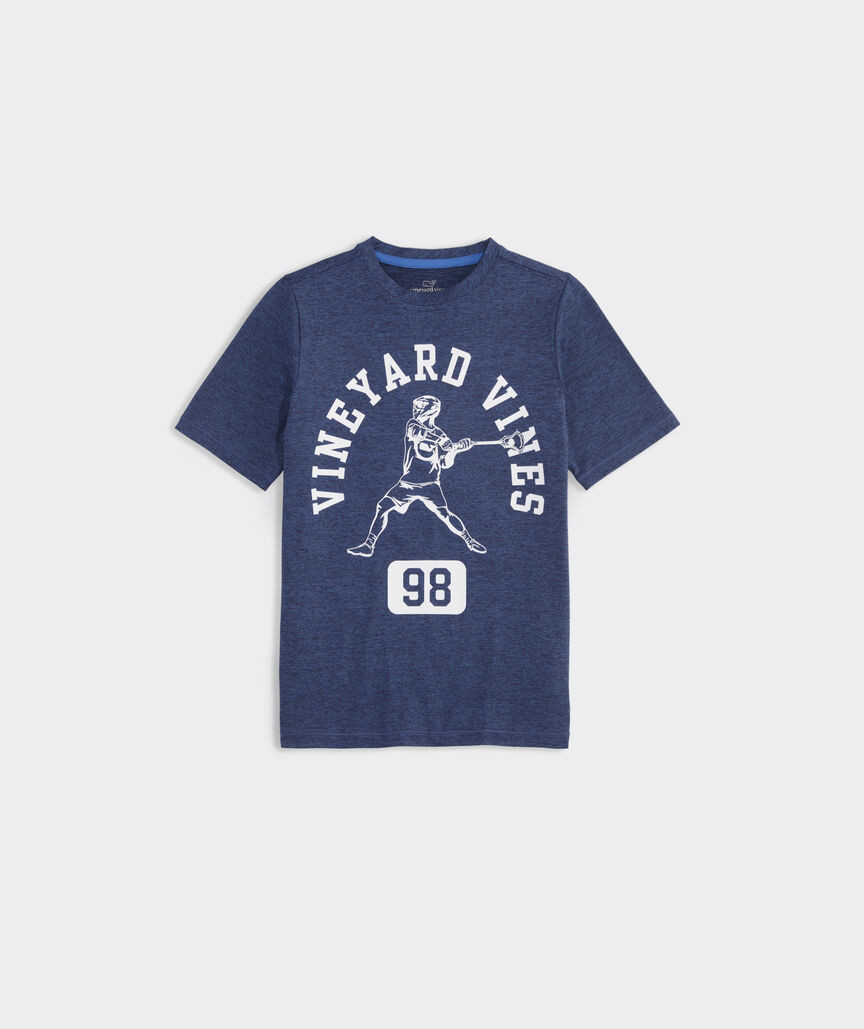 Boys' Prep League Lacrosse Short-Sleeve Harbor Performance Tee | vineyard vines