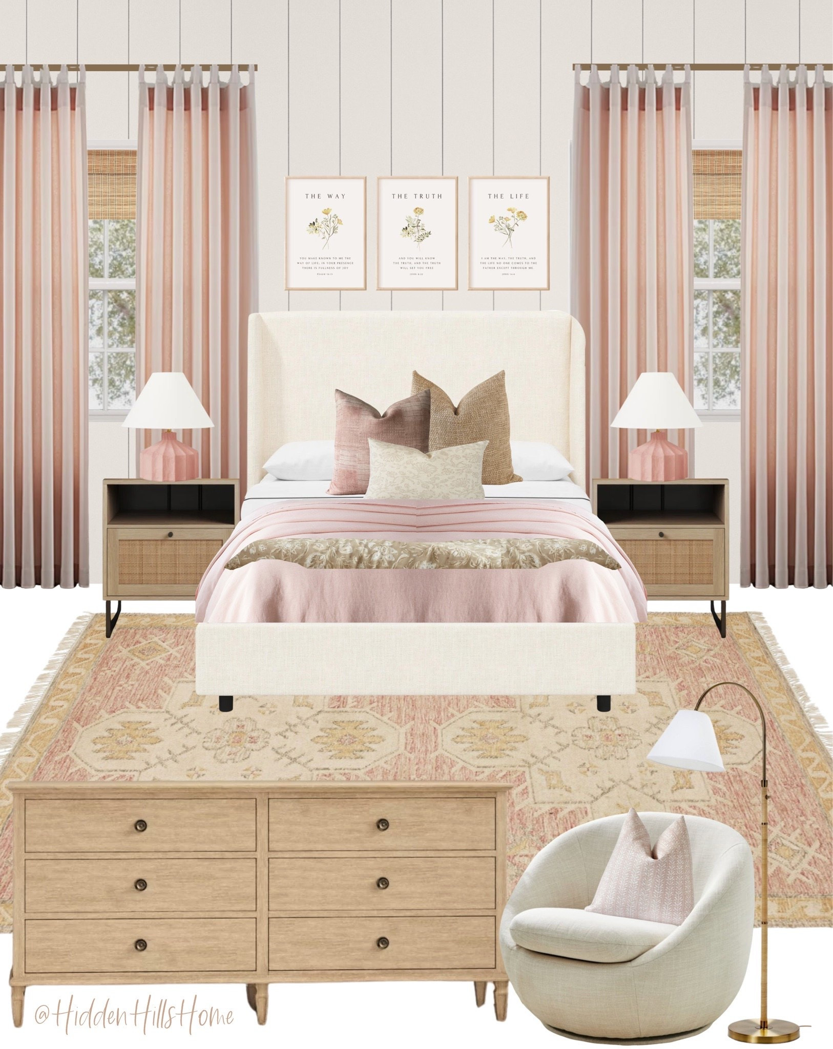 Girls bedroom decor mood board, girls room decor ideas, girls bedroom Inspo, teen girls bedroom design, home decor #girlsbedroom

Wall color is SW Ibis White

#LTKHome #LTKSaleAlert #LTKKids