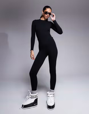 ASOS 4505 Ski seamless thermal base layer legging in black | ASOS (Global)